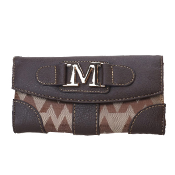 Brown Signature Style Wallet - KW269